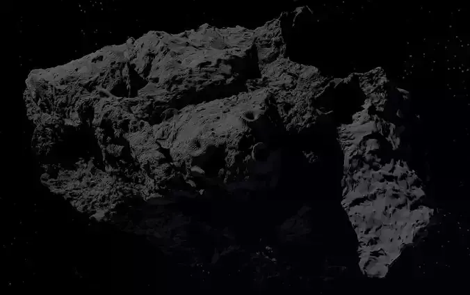 asteroid version 4 high detail  3D model