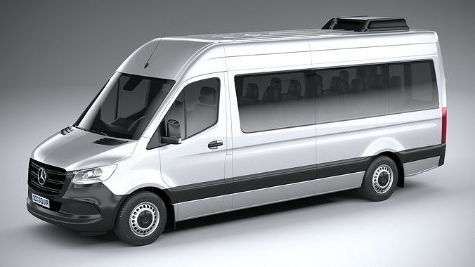 Mercedes Sprinter passenger L3H2 2019 3D model