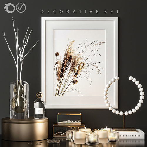 Decorative set 3D model