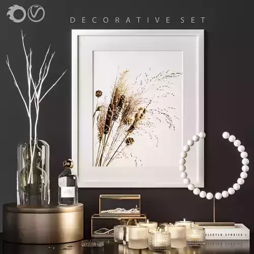 Decorative set 3D model