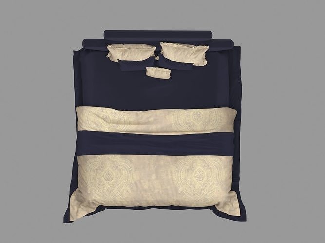 Soft Bed 3D model