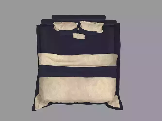 Soft Bed 3D model