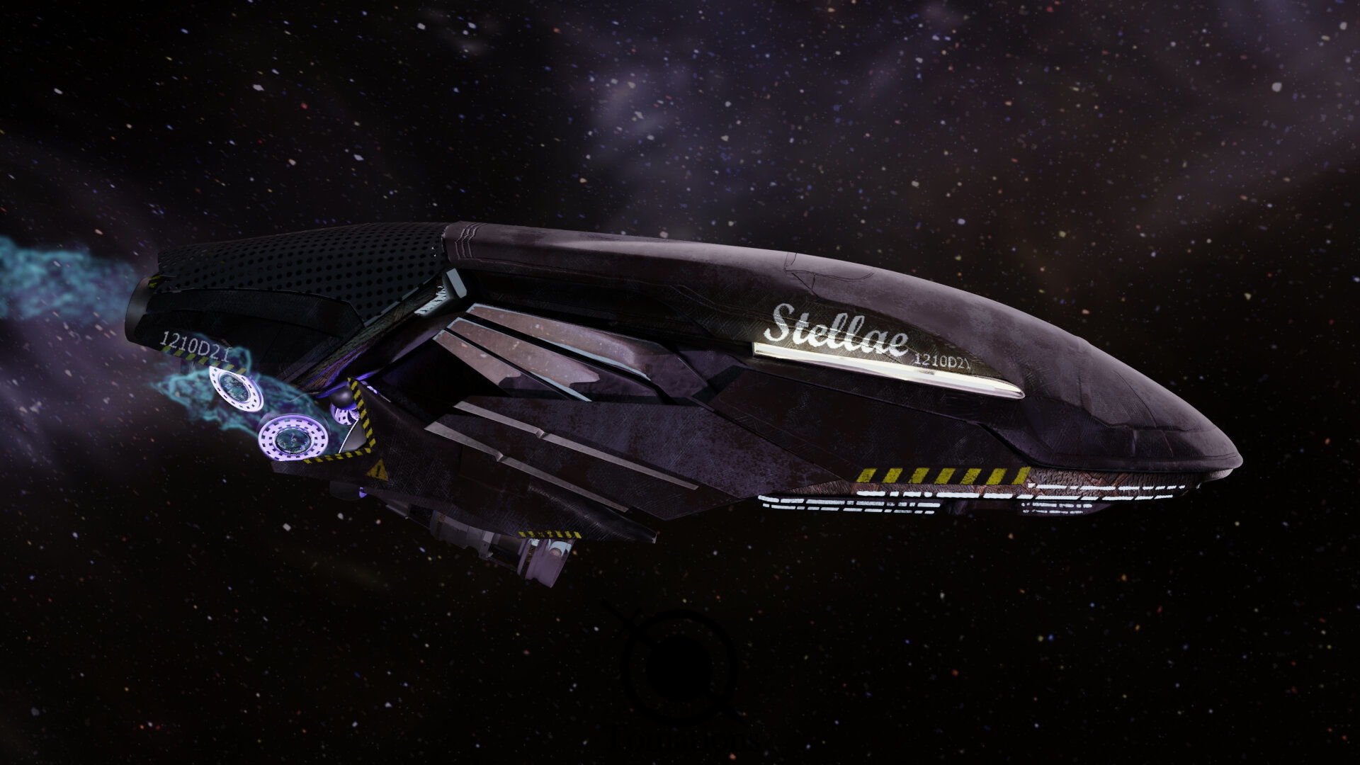 Stelle Starship 3D model_7