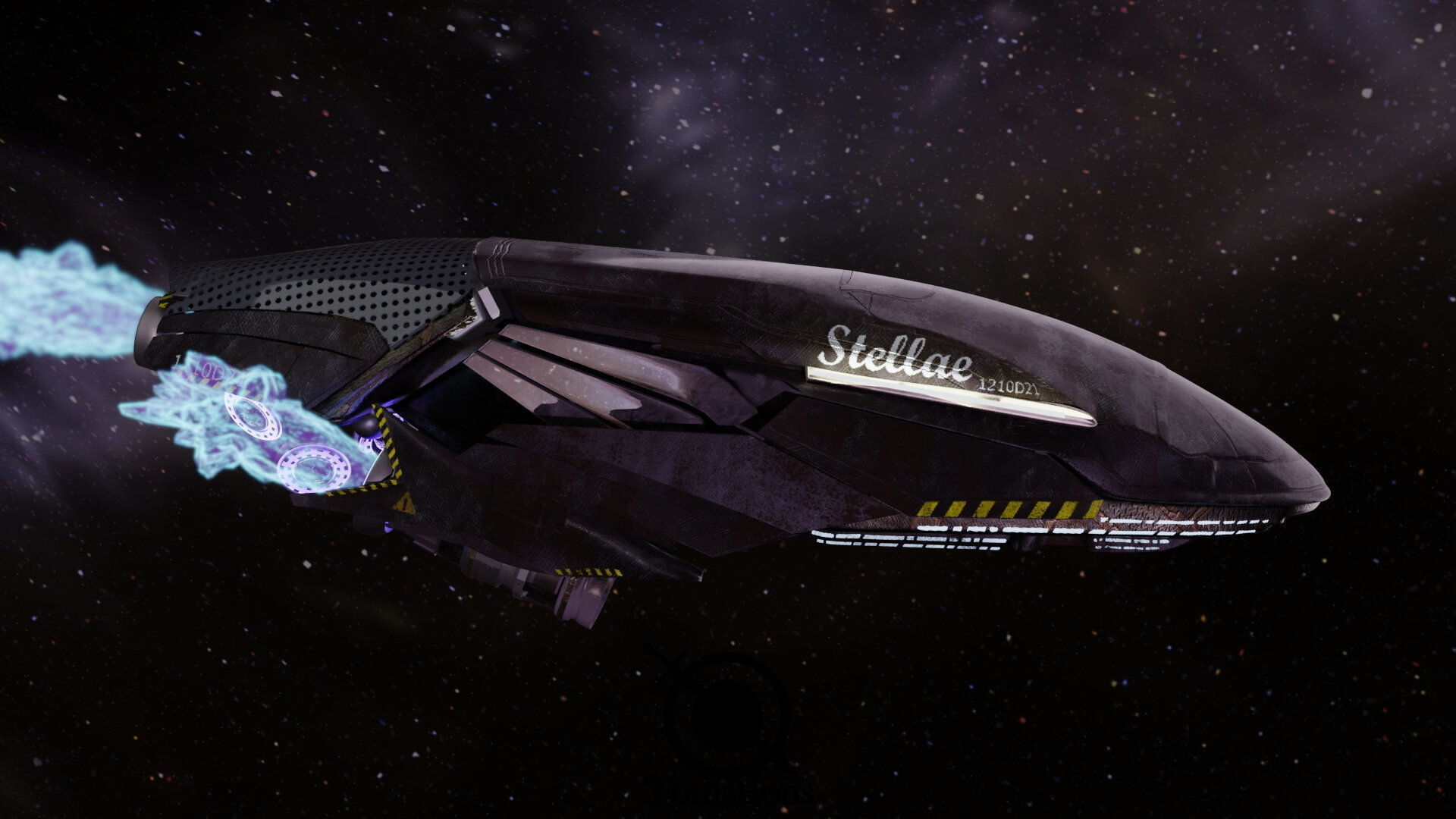 Stelle Starship 3D model_5
