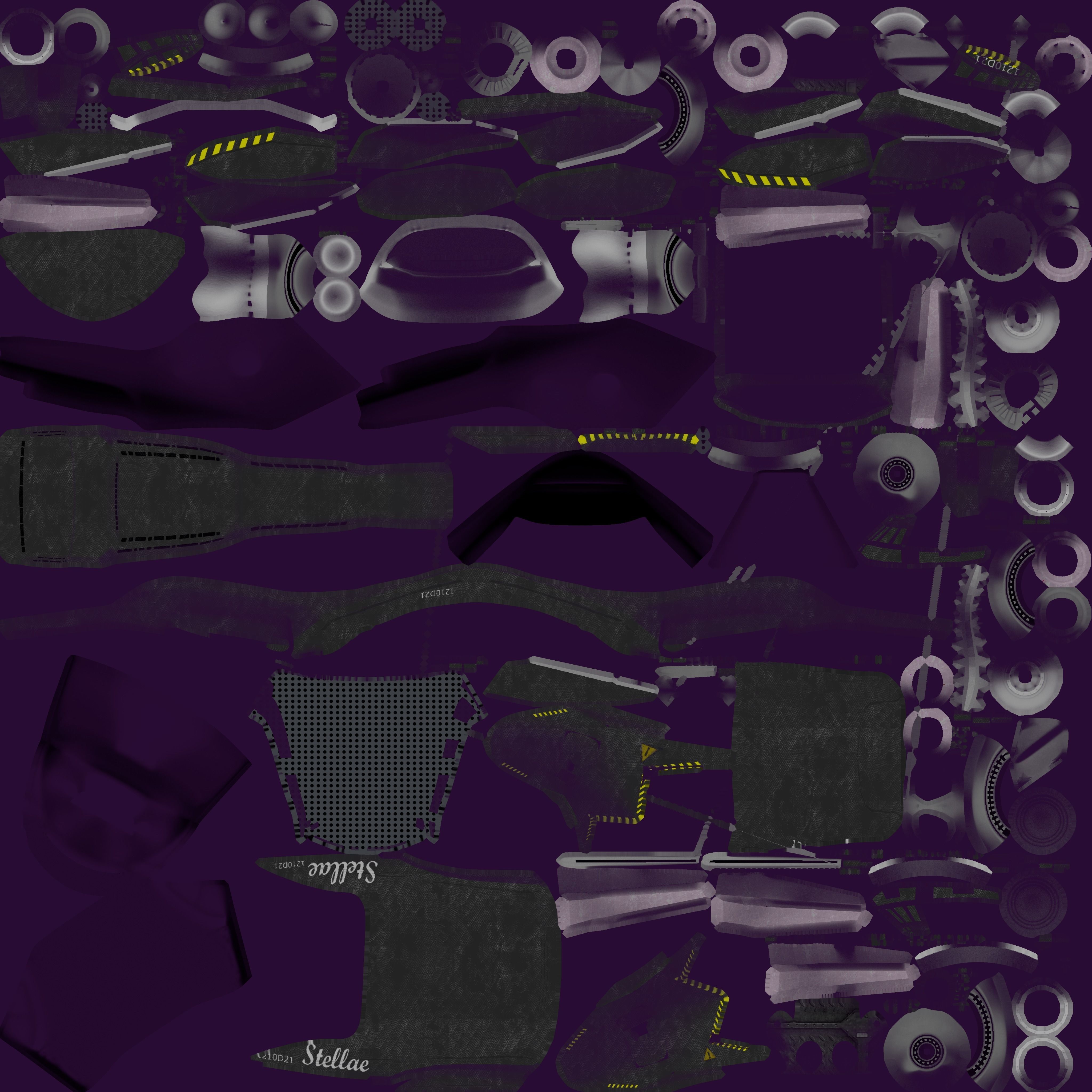 Stelle Starship 3D model_22