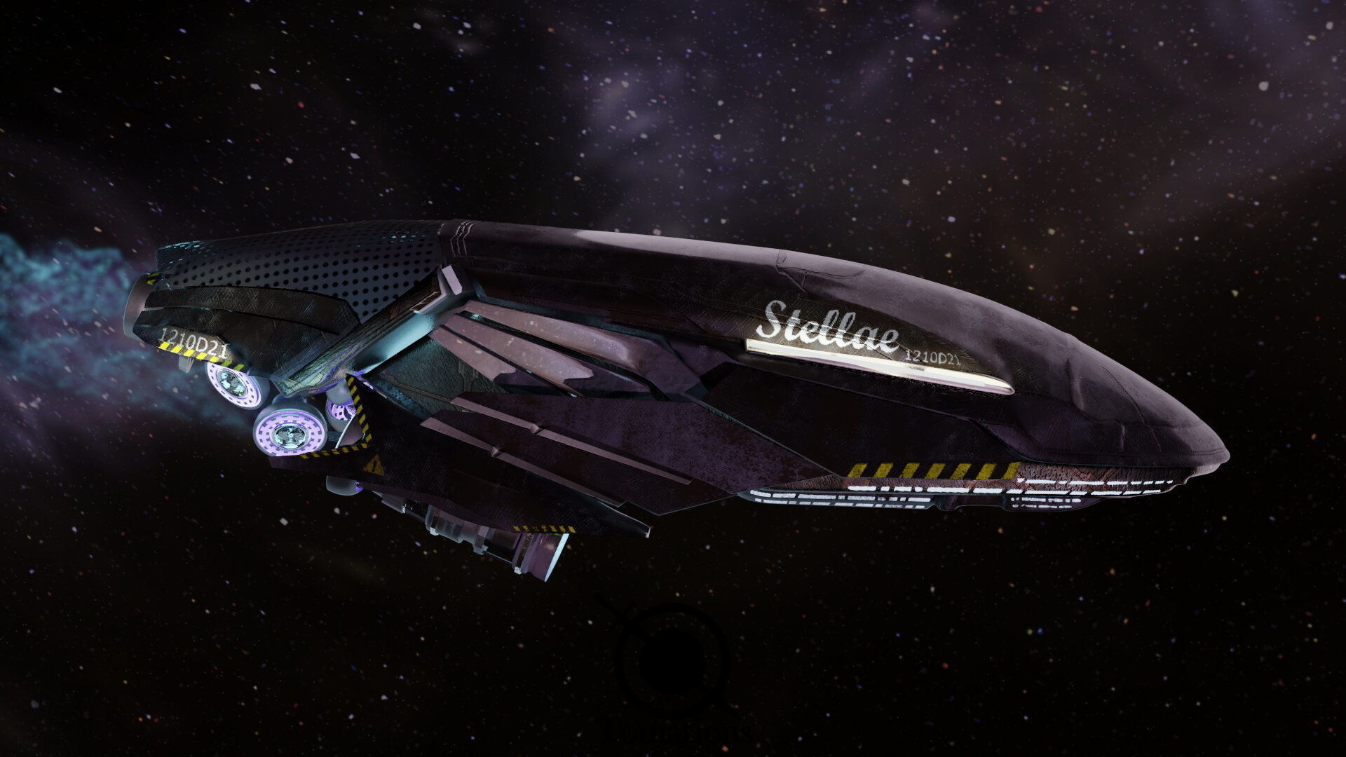 Stelle Starship 3D model_9