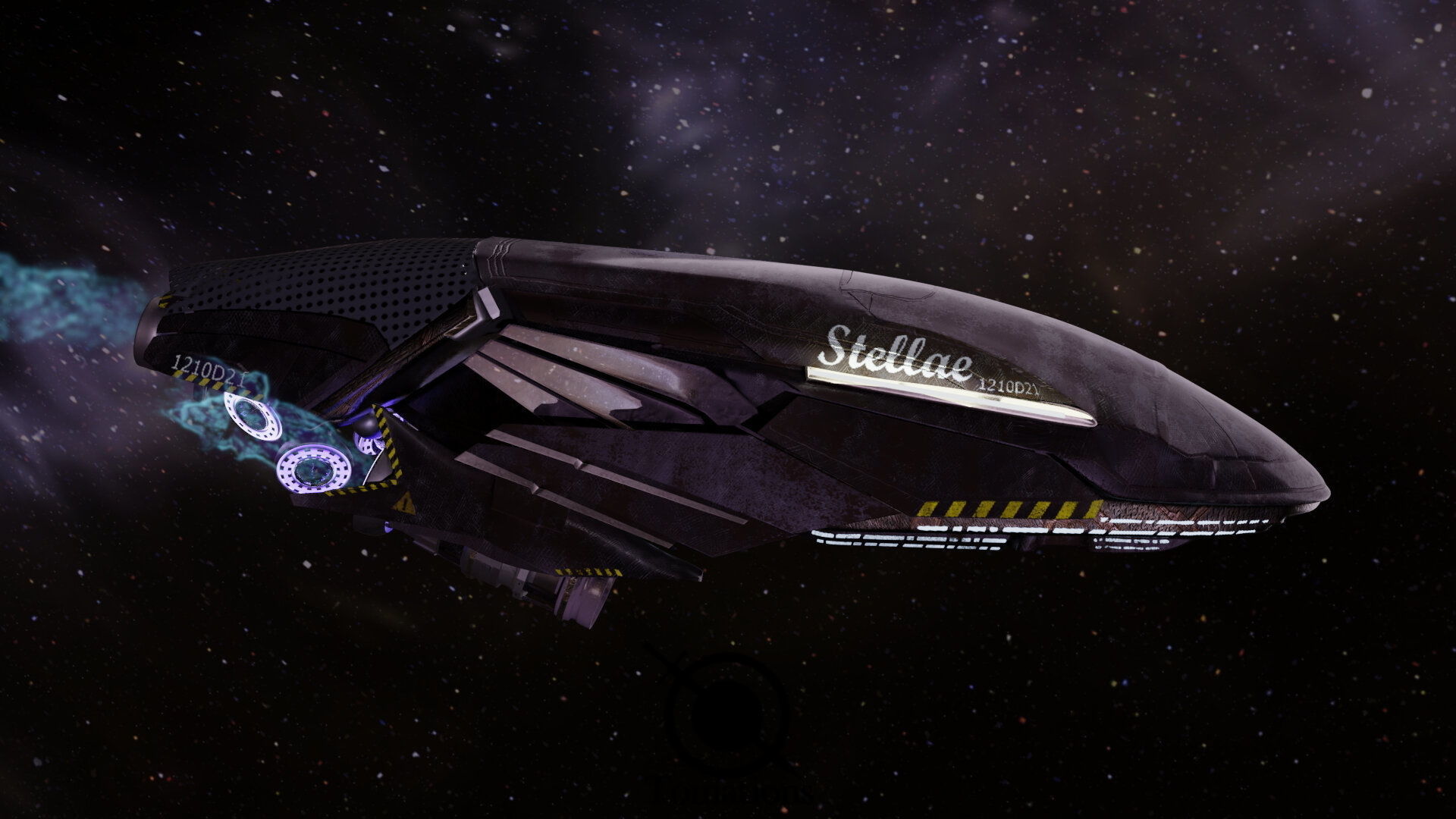 Stelle Starship 3D model_6