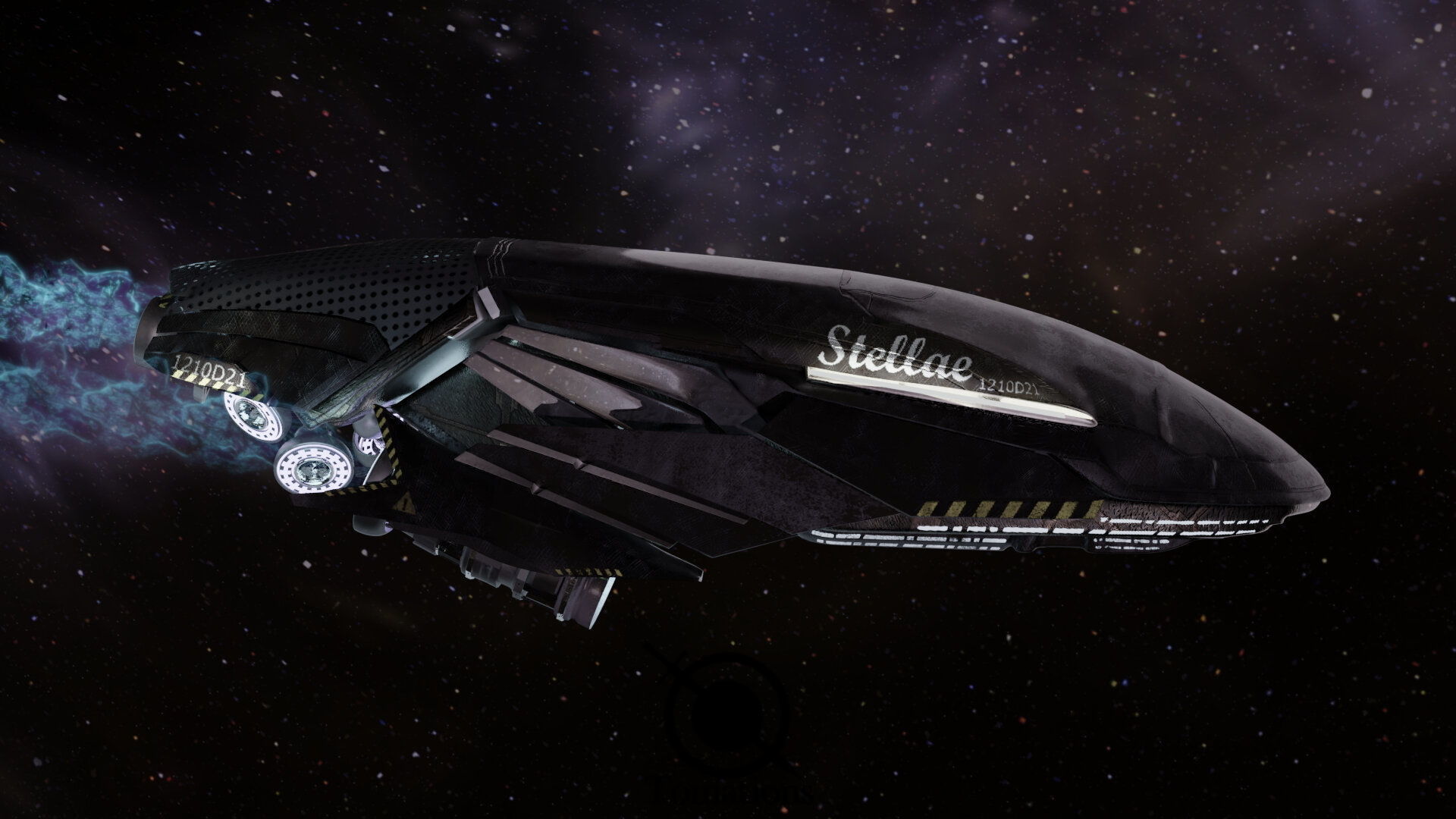 Stelle Starship 3D model_14