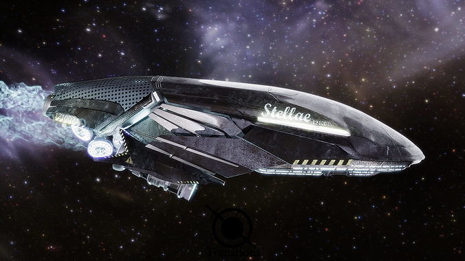 Stelle Starship 3D model
