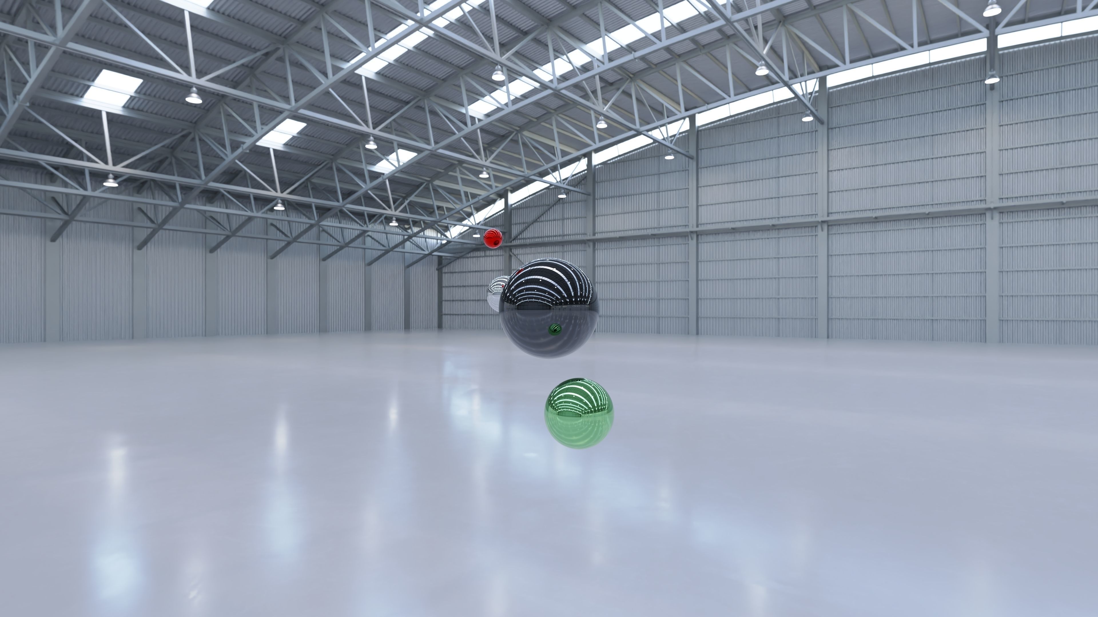 HDRI - Airplane Hangar Interior 8b - 8192x4096 Texture_13