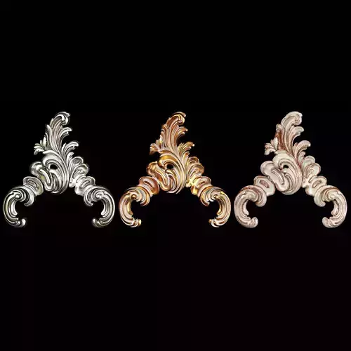 Classic carved 092 3D model