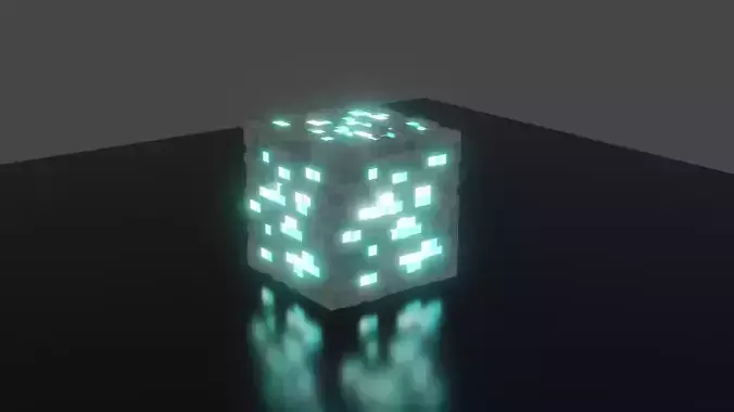 Diamond Ore 3D model