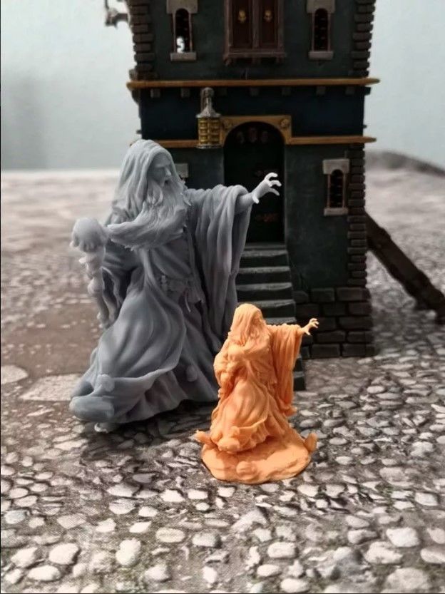 DHAGRUS THE WIZARD 35 AND 75 MM PRE-SUPPORTED 3D print model_1