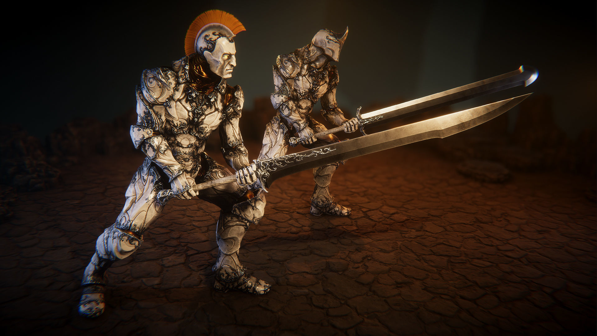 Iron guard Low-poly 3D model_7