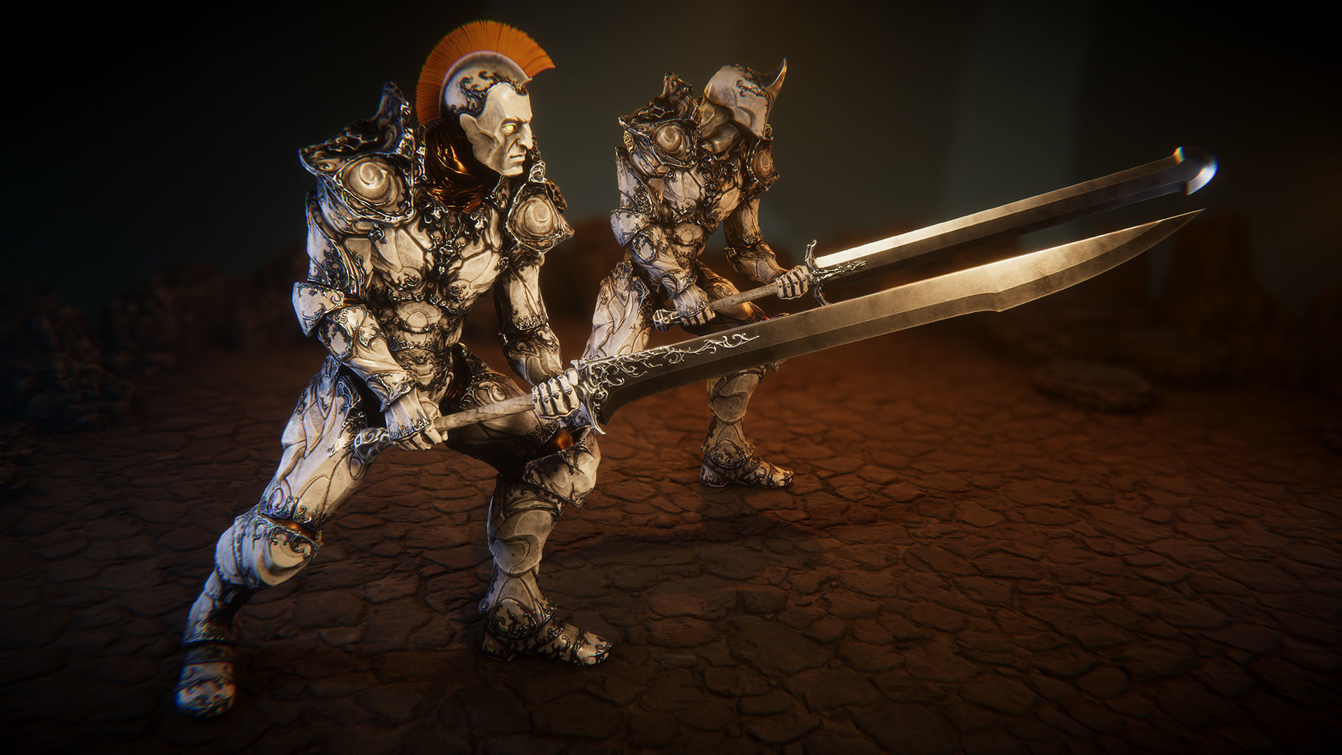 Iron guard Low-poly 3D model_5