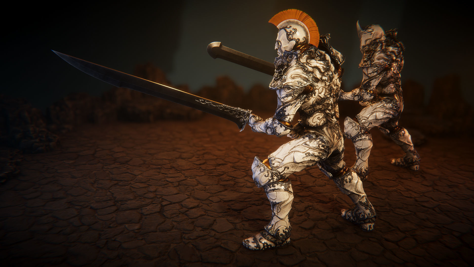 Iron guard Low-poly 3D model_8