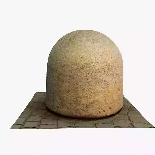 Ultra-realistic concrete road bollards 