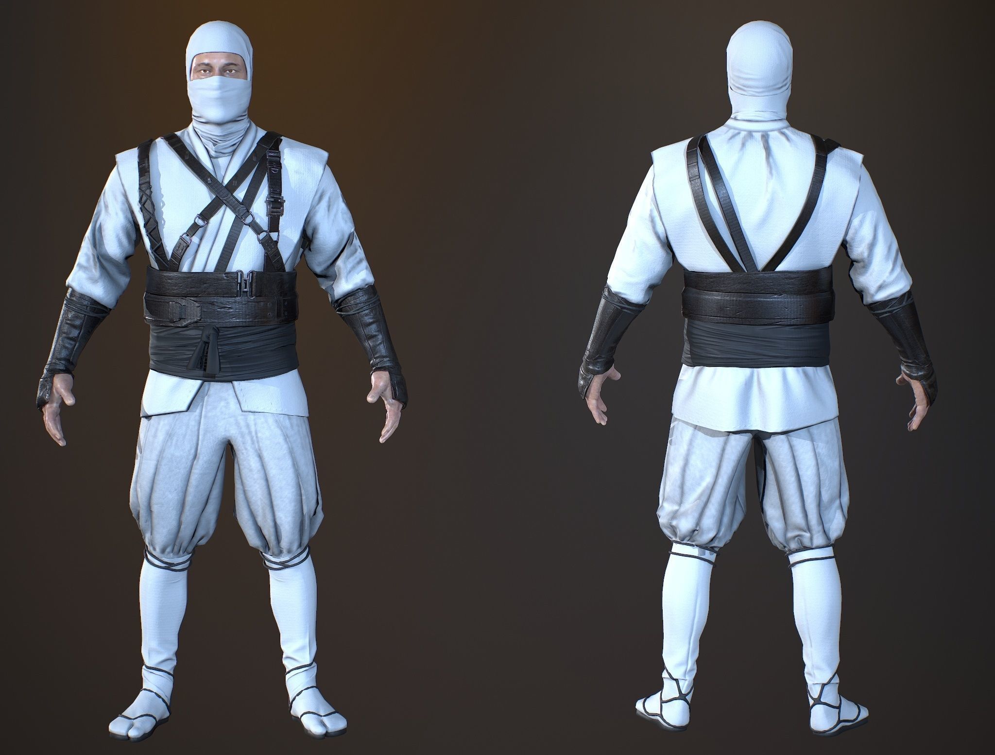 Unity Ready Ninja Pack - GameReady - PBR Low-poly 3D model_4