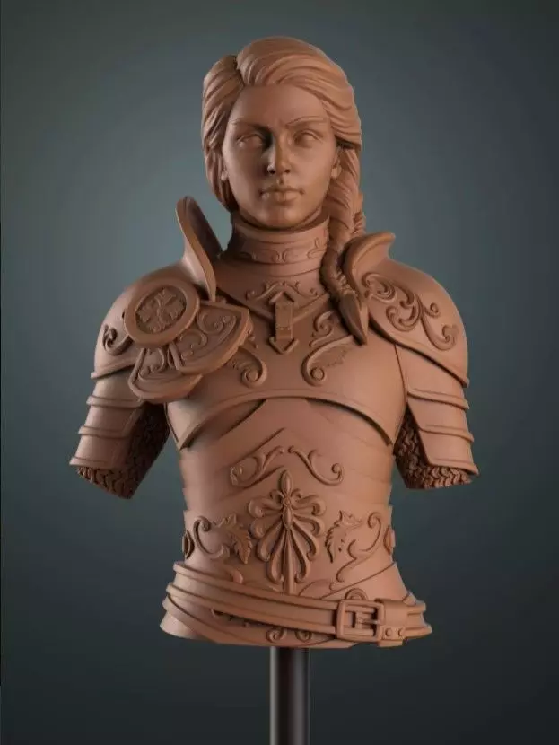 LADY EVELYN BUST 3D print model_0