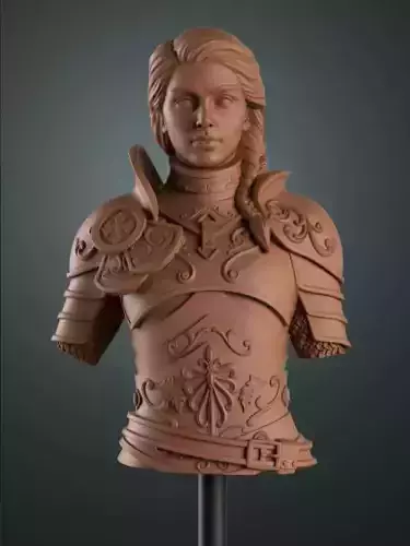 LADY EVELYN BUST 3D print model