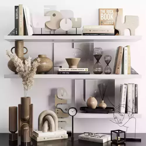 Decorative set shelf