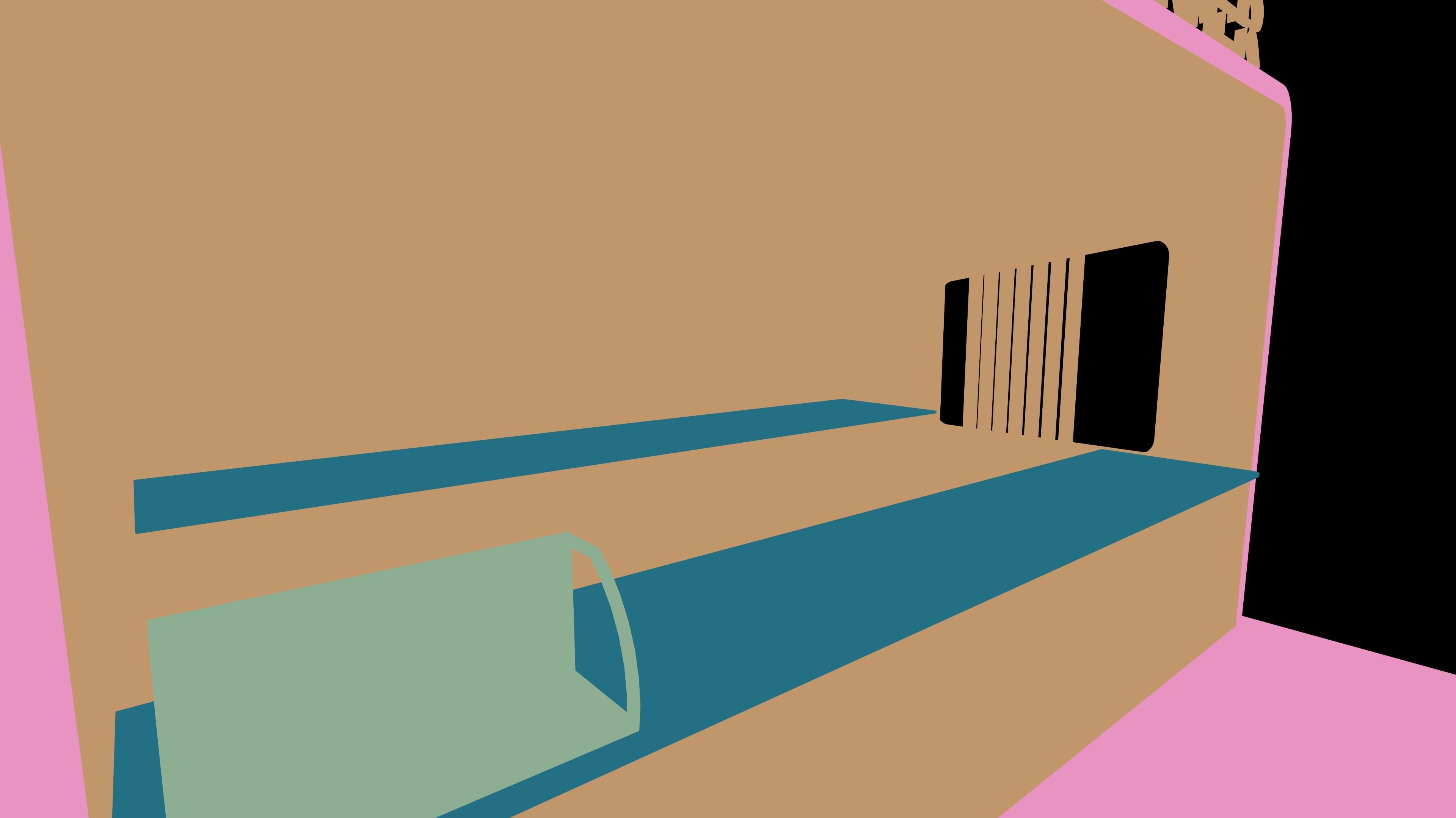 coffee kiosk Revit model  3D model_24