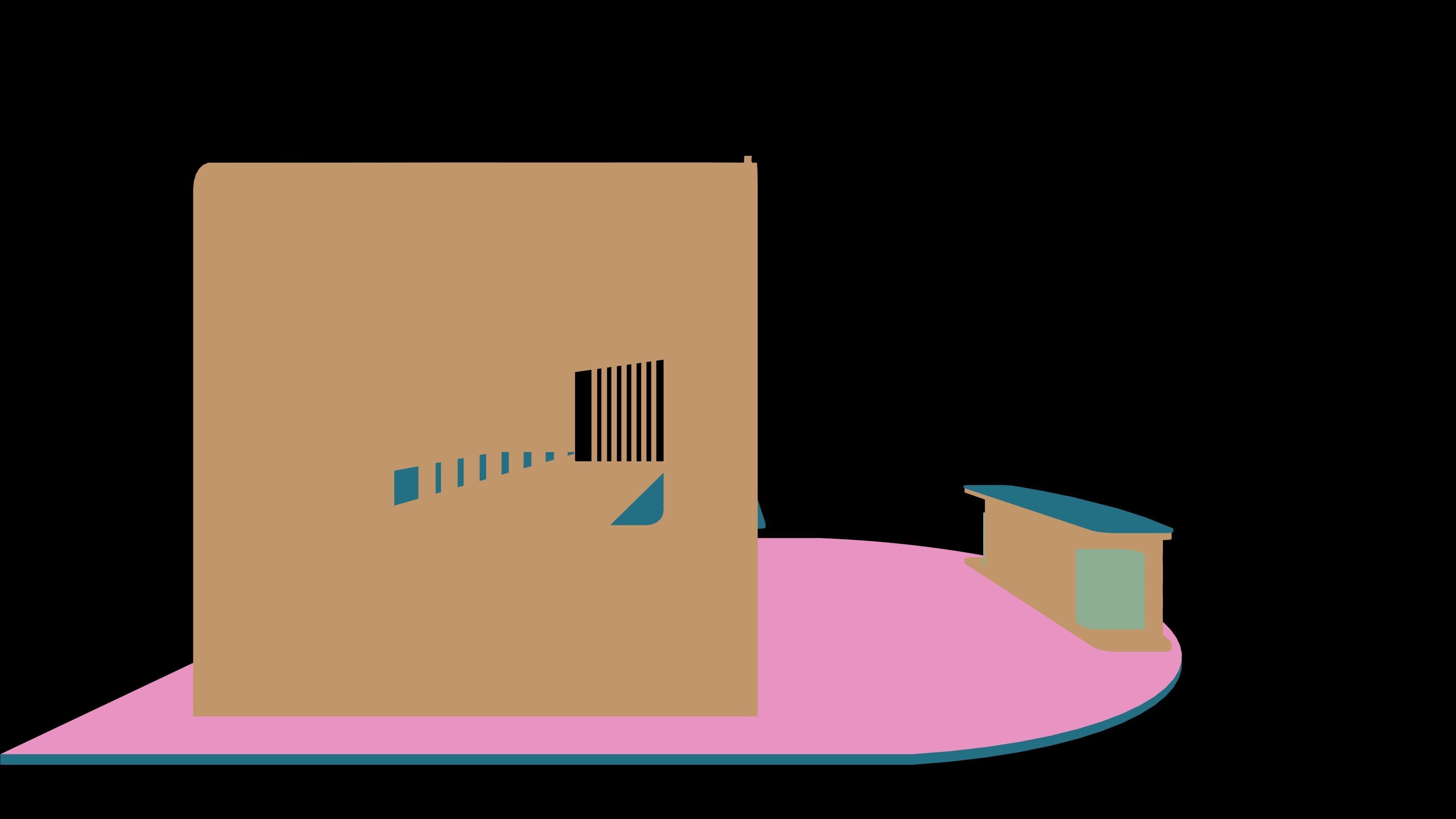 coffee kiosk Revit model  3D model_18