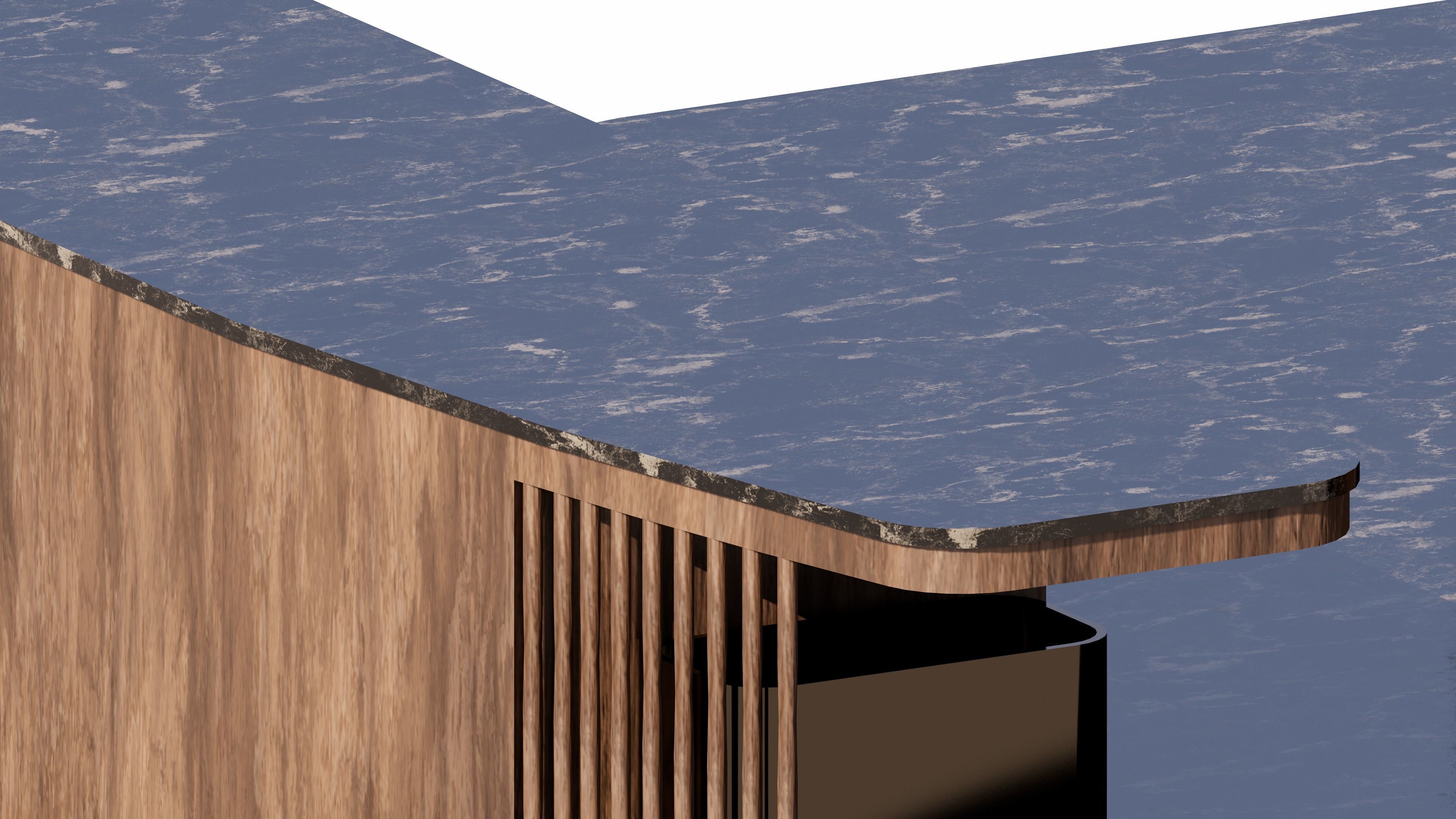 coffee kiosk Revit model  3D model_6