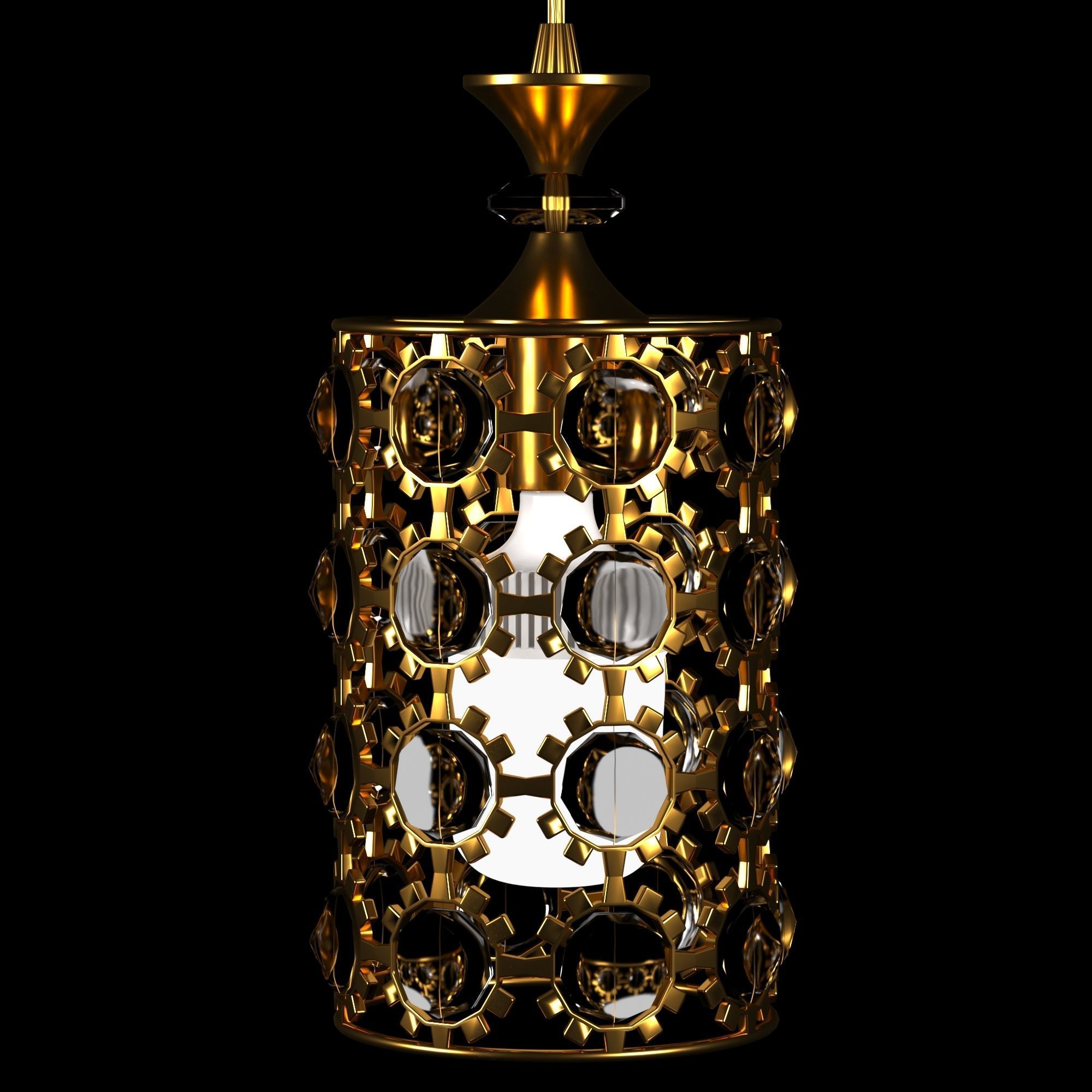 Pendant light 3D model_3