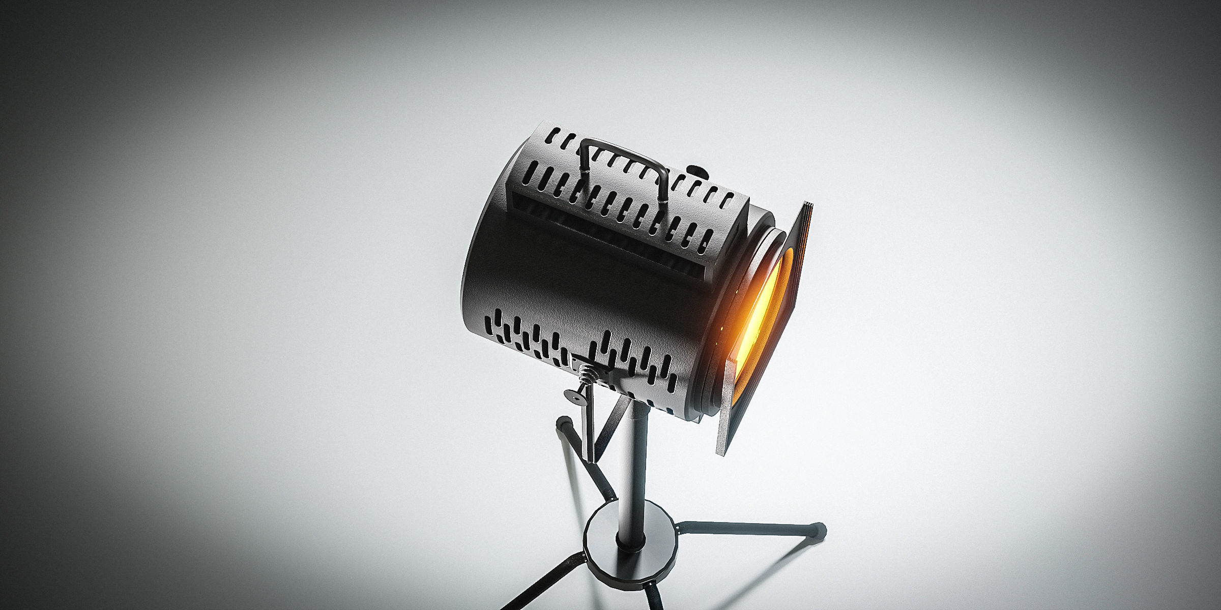 Stage Spotlight 3D model_10