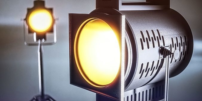 Stage Spotlight 3D model