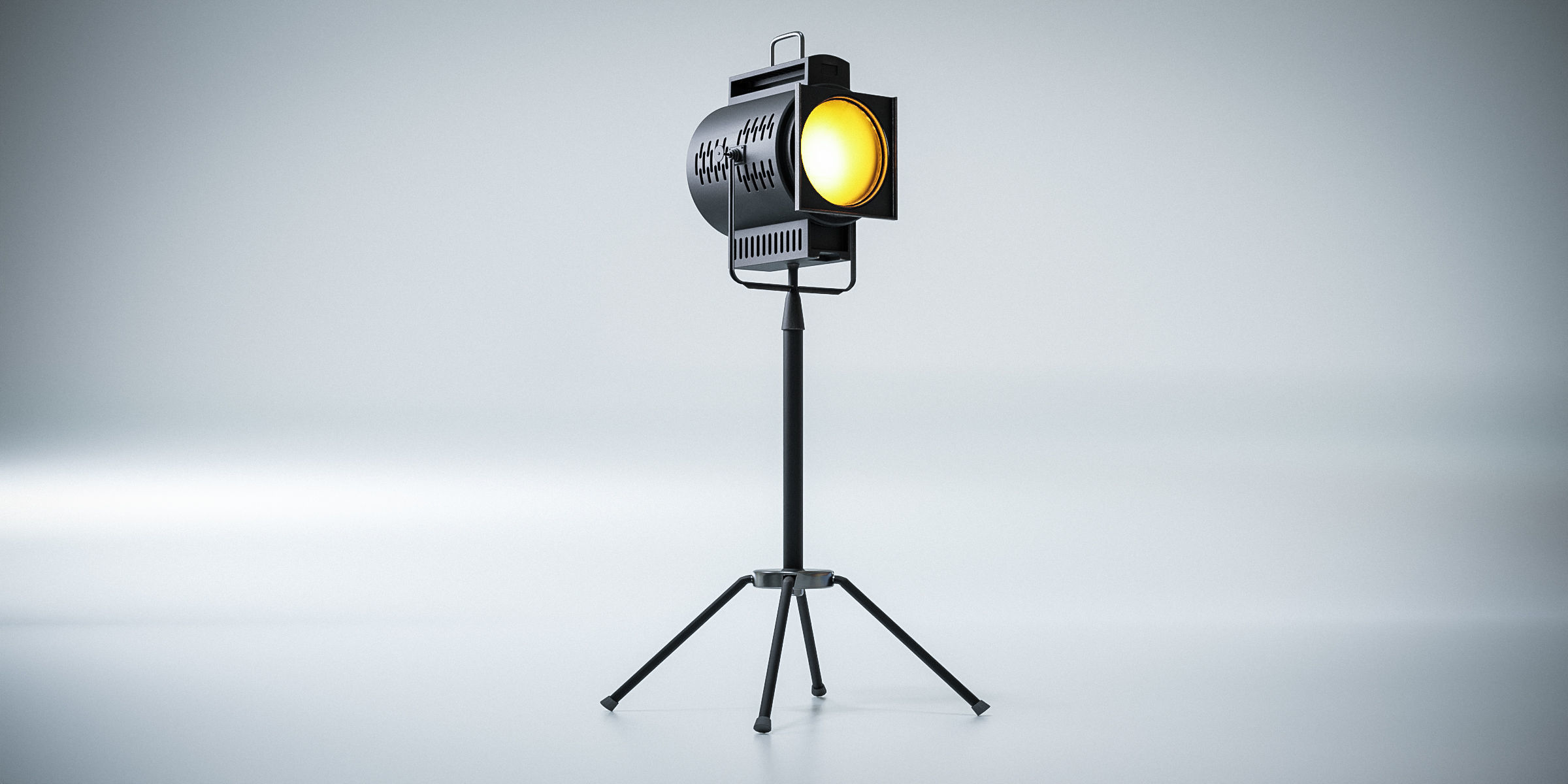 Stage Spotlight 3D model_16