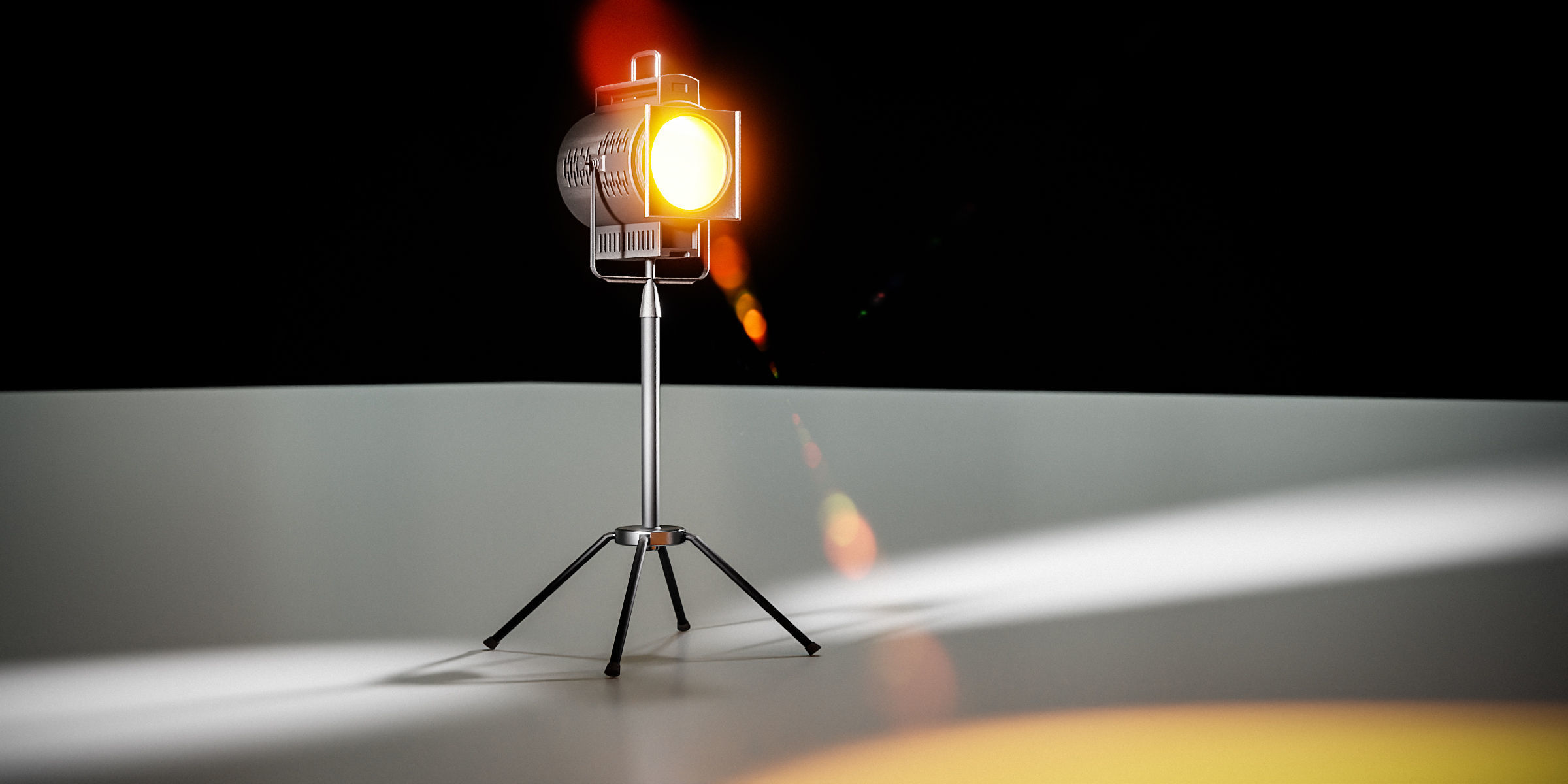 Stage Spotlight 3D model_13