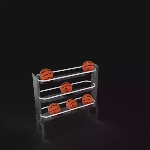 Rack basketball