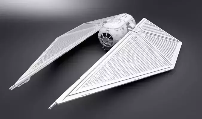 Tie Striker Scale model 3D print model