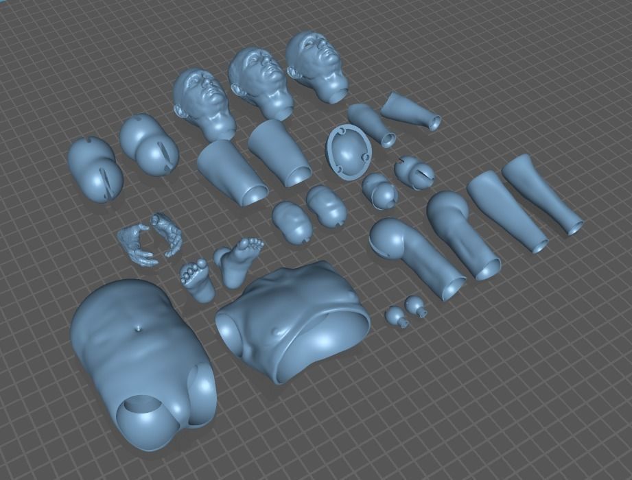 BJD Doll Vladimir Putin 30cm 3D print model_10