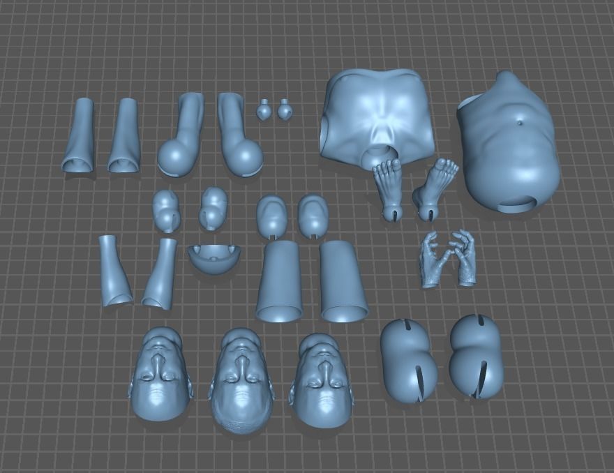 BJD Doll Vladimir Putin 30cm 3D print model_13