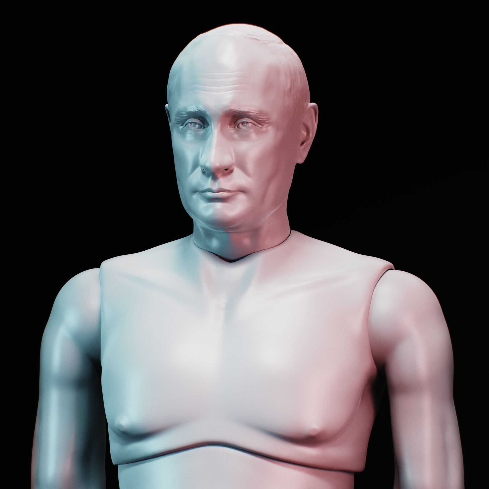 BJD Doll Vladimir Putin 30cm 3D print model_1