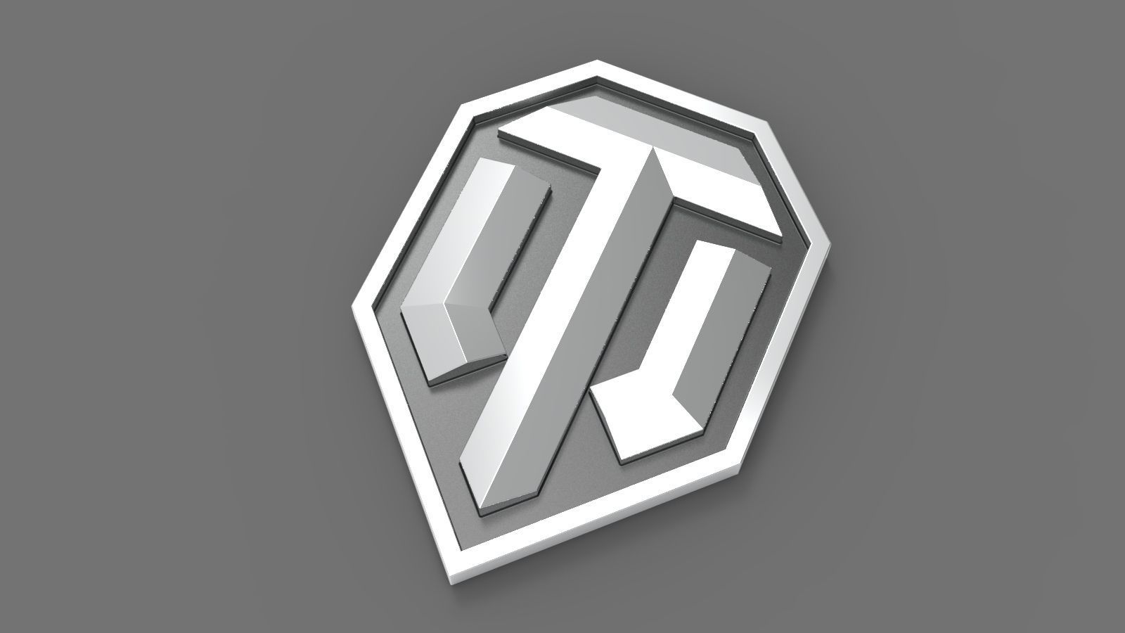 World of Tanks Logo 3D model_7