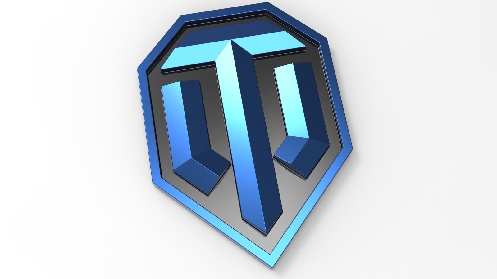 World of Tanks Logo 3D model_2
