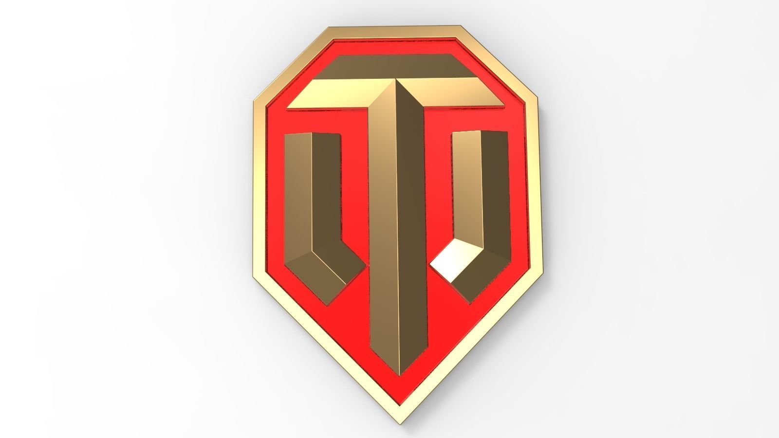 World of Tanks Logo 3D model_5