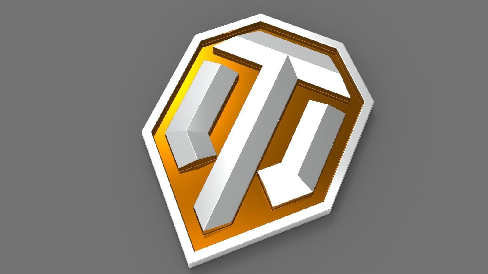 World of Tanks Logo 3D model_8