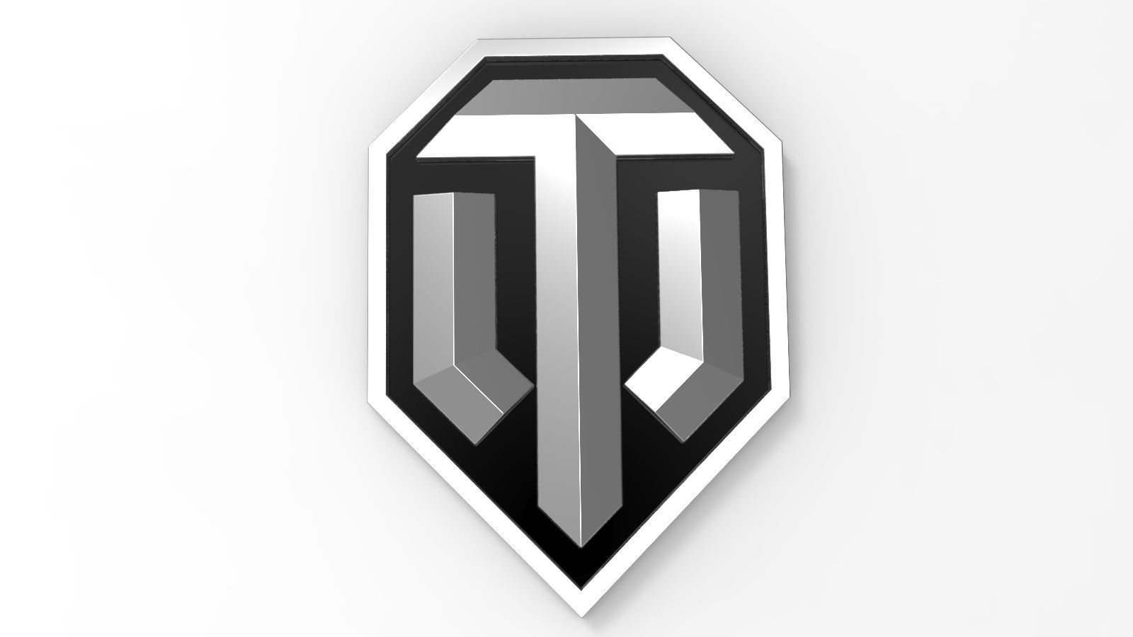 World of Tanks Logo 3D model_6