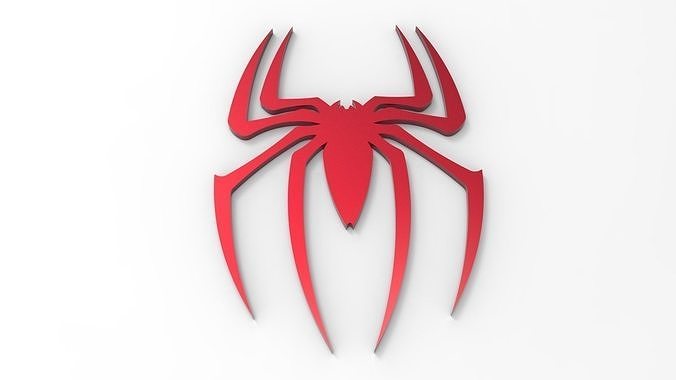 Spiderman Logo 3D Model CGTrader Spiderman Logo 3D Model CGTrader