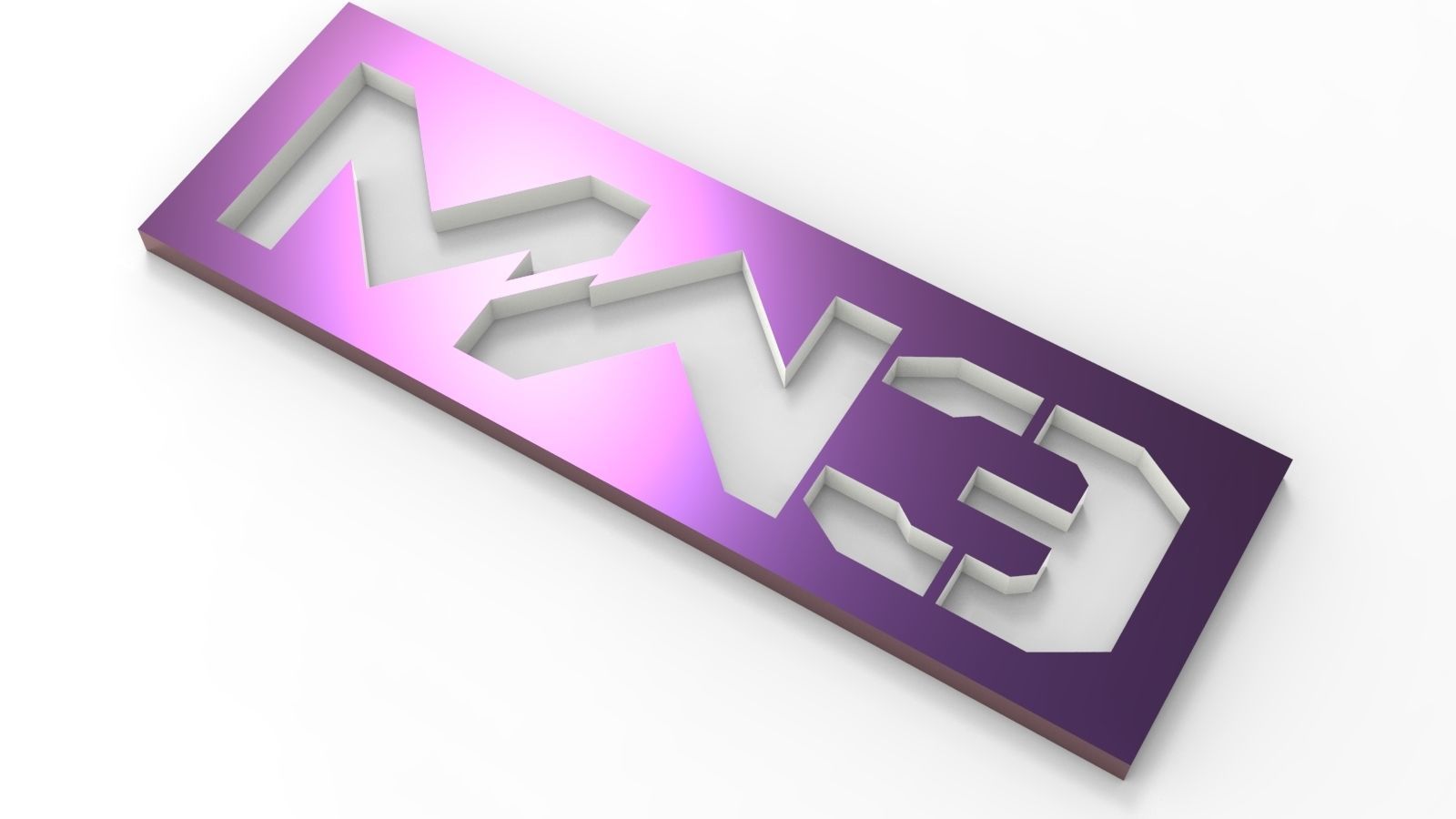 Call of Duty Modern Warfare 3 logo 3D model_6