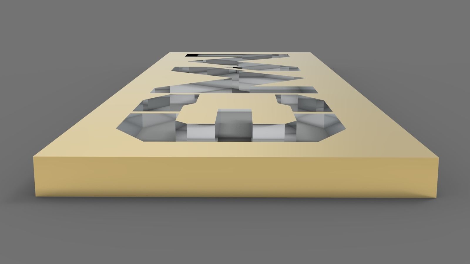 Call of Duty Modern Warfare 3 logo 3D model_8