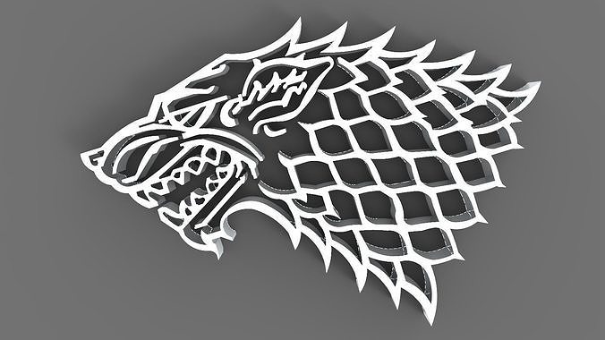 Game of thrones Logo 3D model