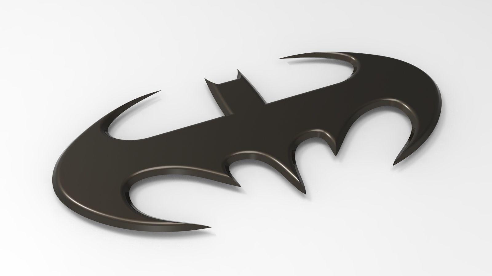 Batman Logo 3D model_2