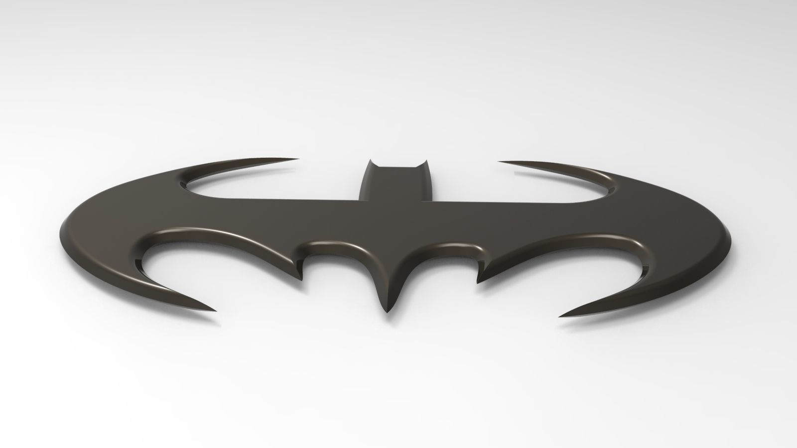 Batman Logo 3D model_3