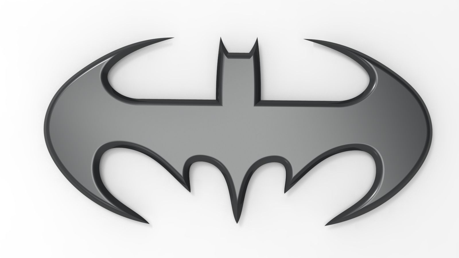 Batman Logo 3D model_4